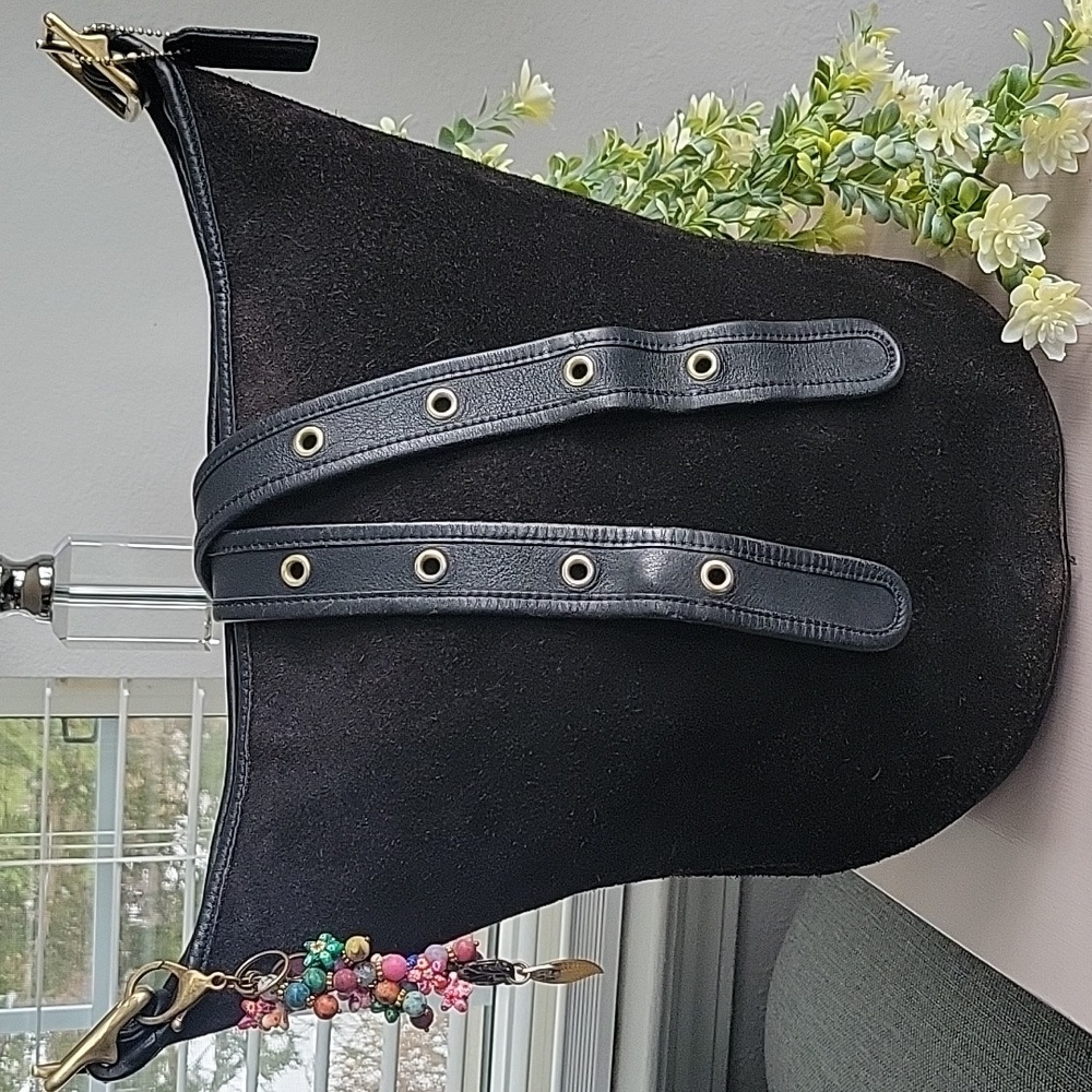 Vintage COACH Black Berkeley  XL Duffle Feed Sac #9010 - Picture 2 of 16